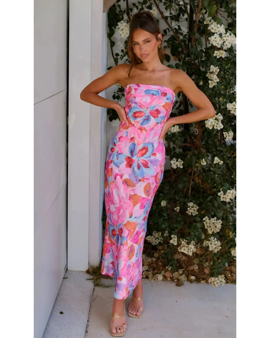 Jacyntha - Strapless Summer Chic Dress