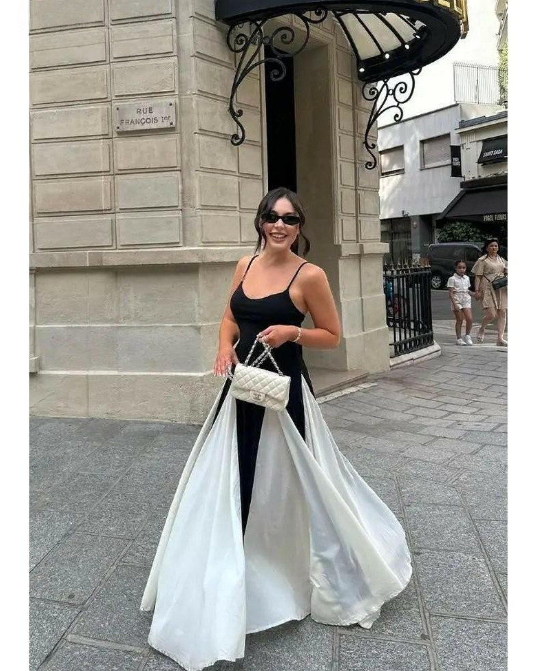 Viara - Paneled Maxi Dress