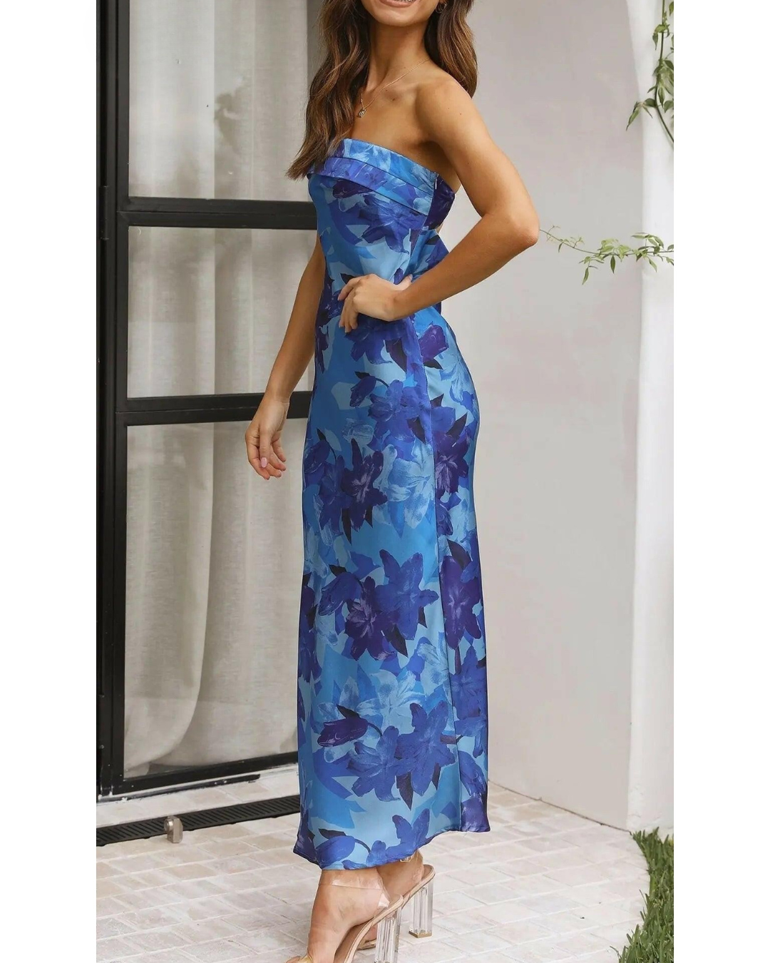 Bellamy - Sleeveless Floral Maxi Dress