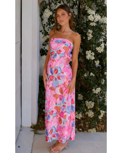 Jacyntha - Strapless Summer Chic Dress