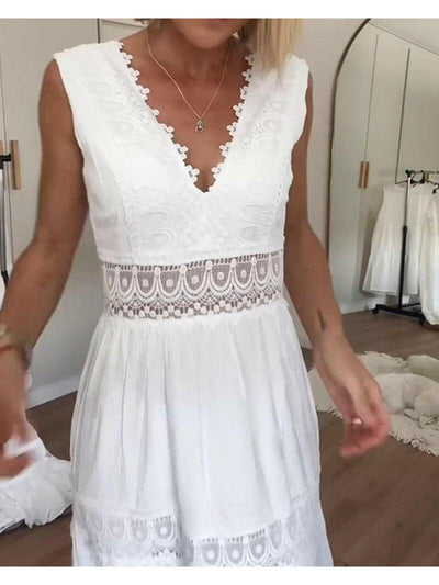 Alexa™ - Lace V-Neck Cami Dress