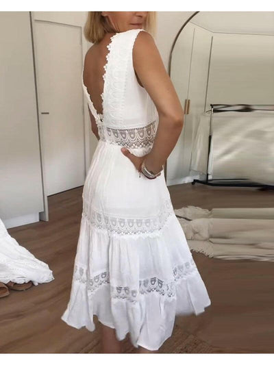 Alexa™ - Lace V-Neck Cami Dress