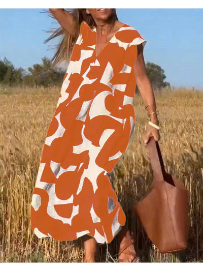 Alvina™ - Relaxed Abstract Dress