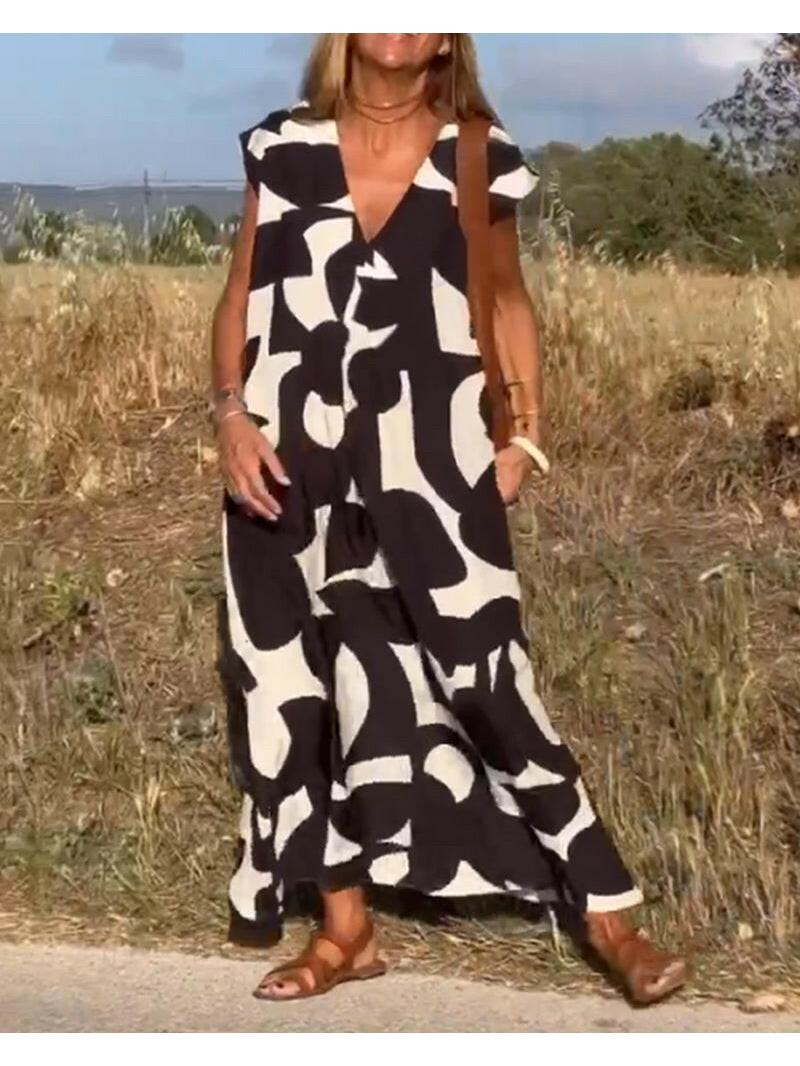 Alvina™ - Relaxed Abstract Dress