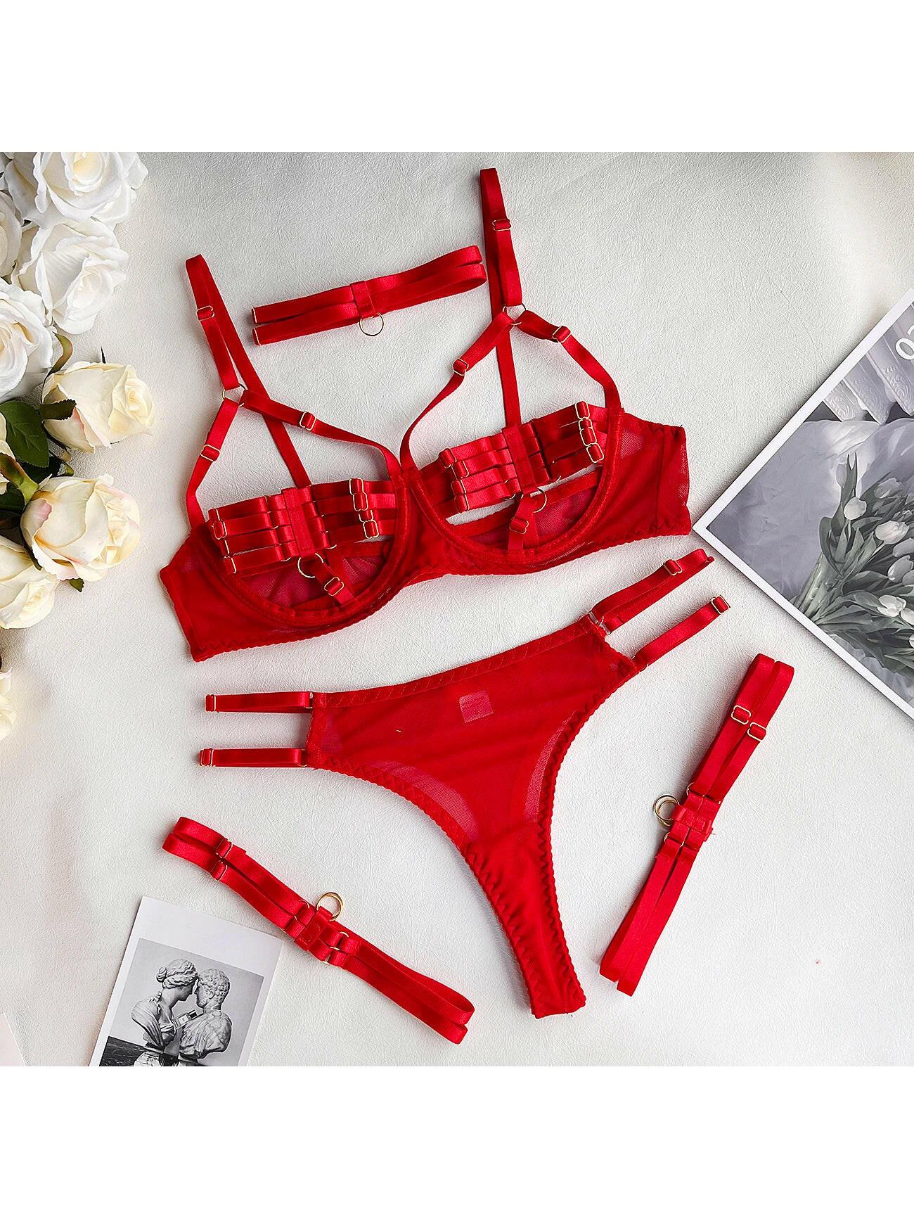 Amanda | 4-Piece Lingerie Set