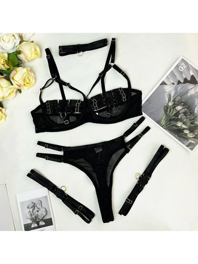 Amanda | 4-Piece Lingerie Set