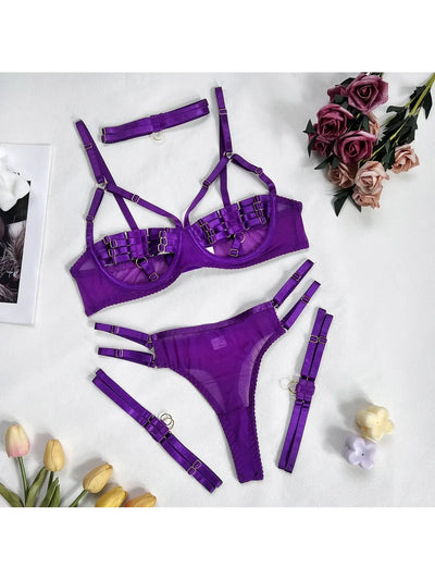 Amanda | 4-Piece Lingerie Set