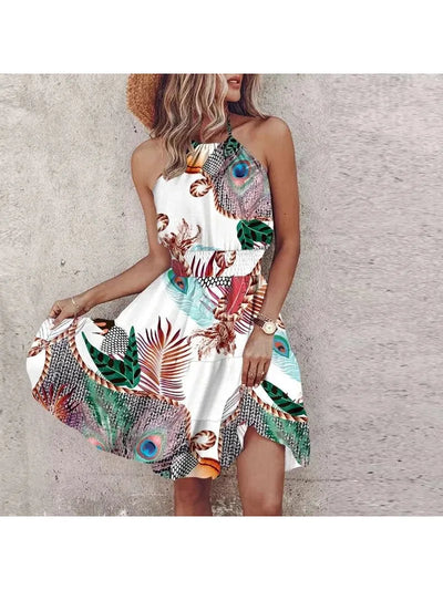 Angela™ - Chic Halter Dress