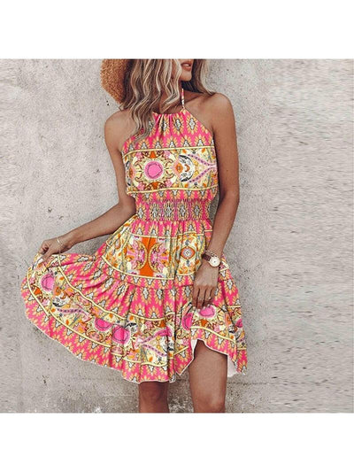 Angela™ - Chic Halter Dress