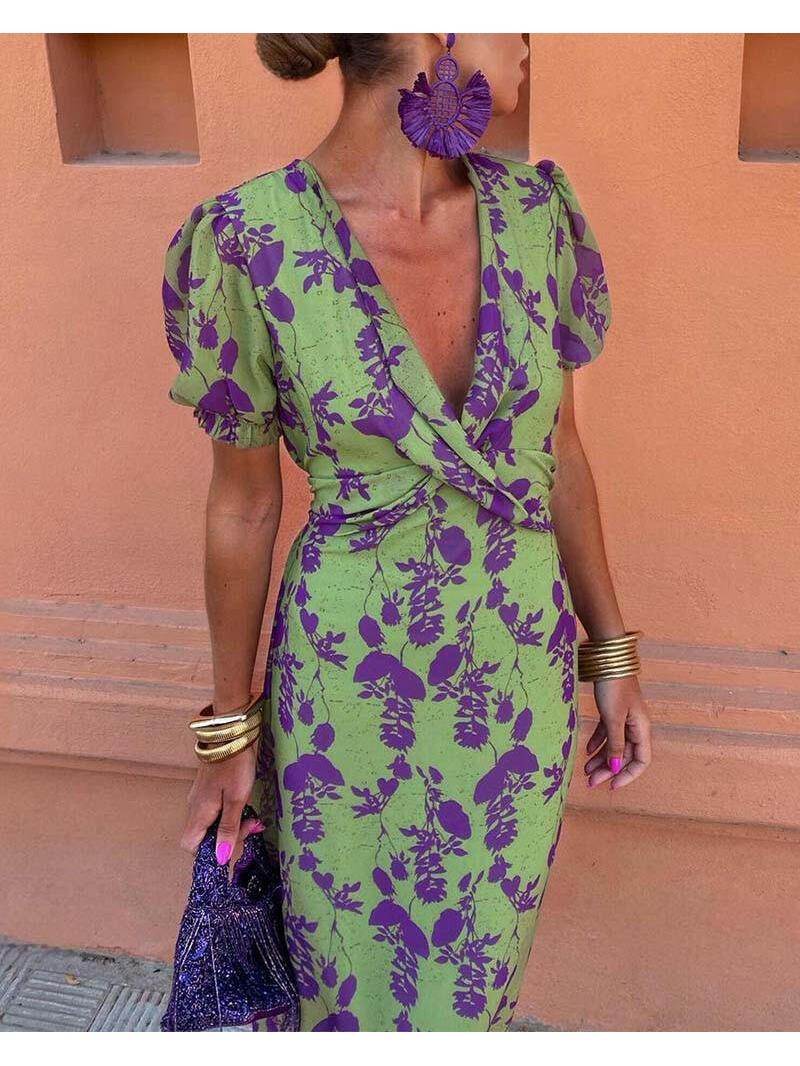 CELIA - Elegant Floral Dress