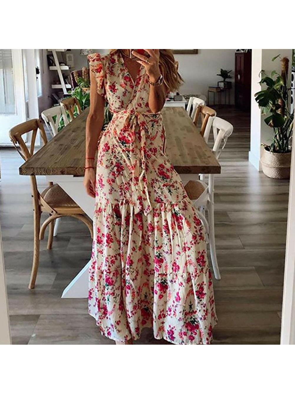Dahlia™ - Floral Maxi Dress
