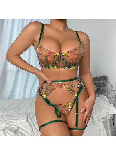 Daisy | 3-Piece French Lingerie Set