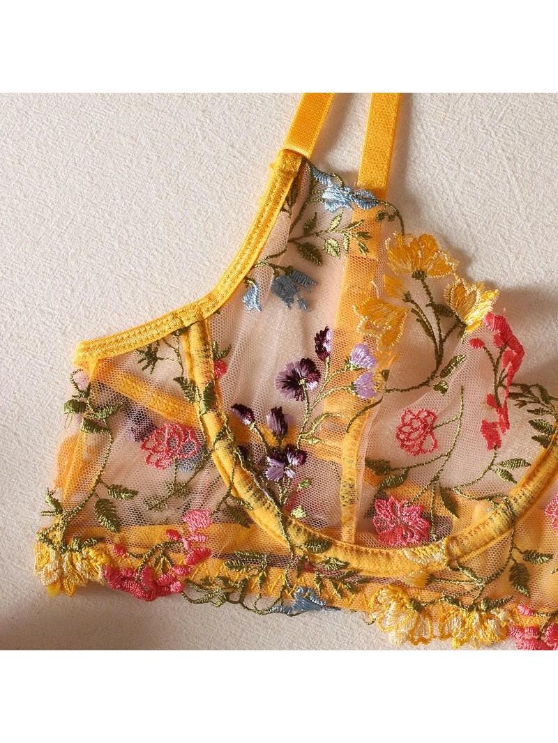 Daisy | 3-Piece French Lingerie Set