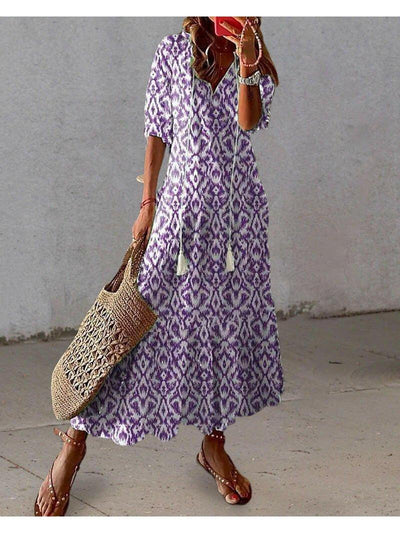 Dianna - Boho Tummy Coverage Dress