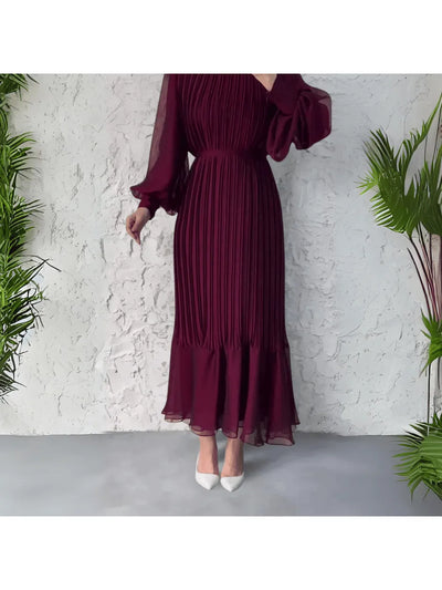Hannah™ - Pleated Elegant Dress