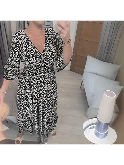 Isabella™ - Boho Printed Dress