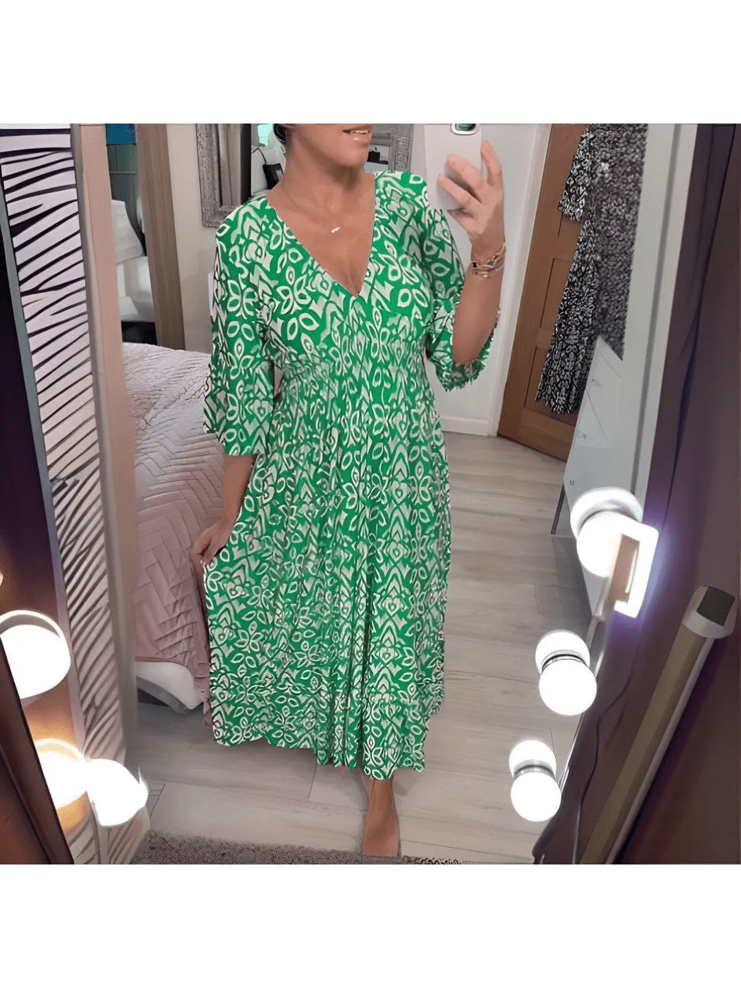 Isabella™ - Boho Printed Dress