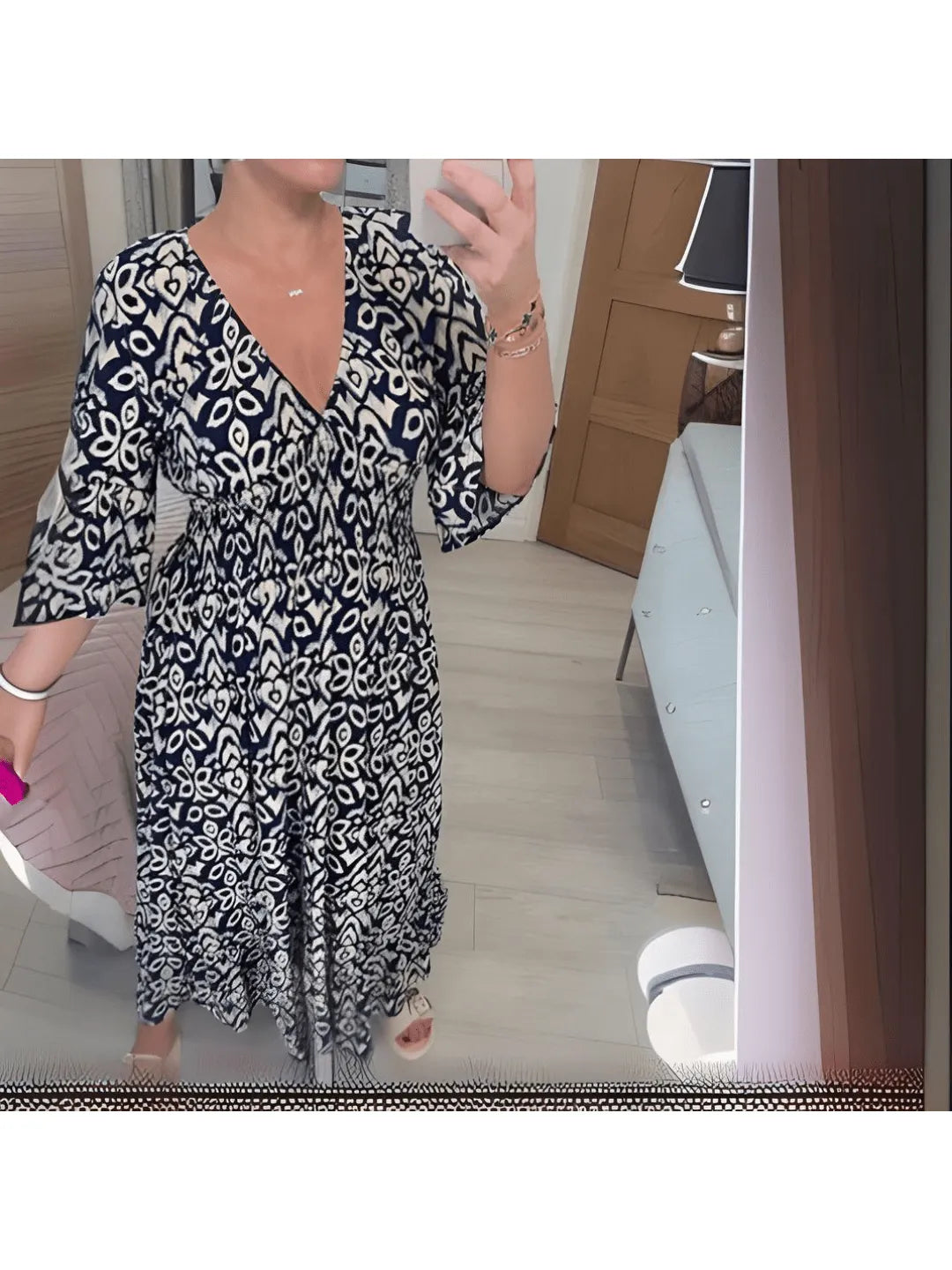 Isabella™ - Boho Printed Dress