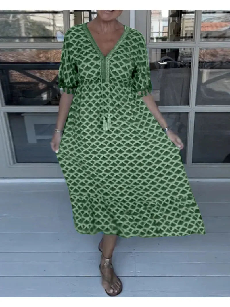 Jelly - Embellished V-Neck Dress