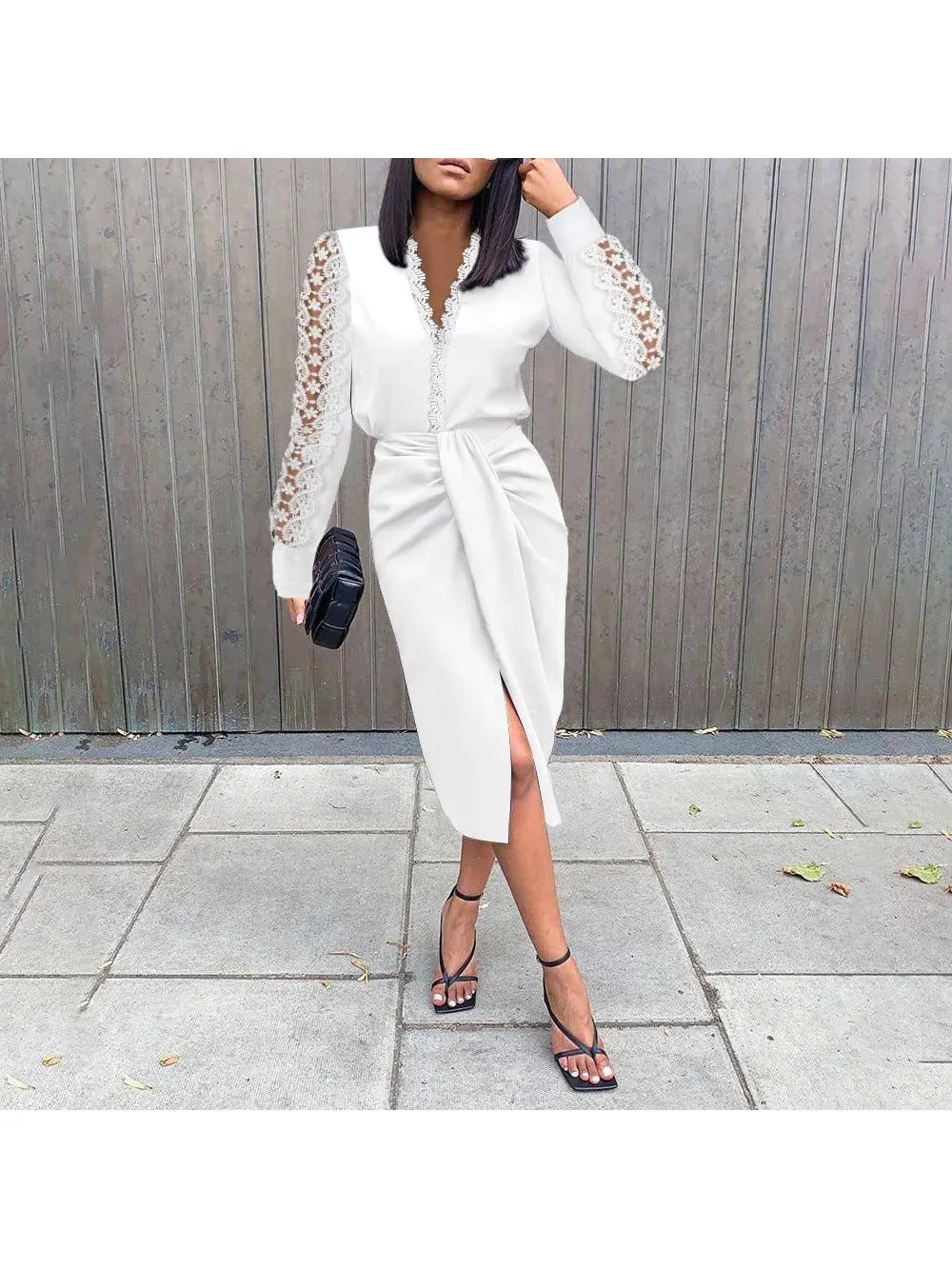 Jenna™ - Long Sleeve Wrap Dress