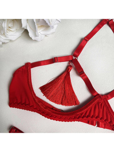 Layla | Tassle Lingerie Set