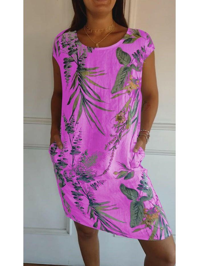 Lillian™ - Casual Printed Dress