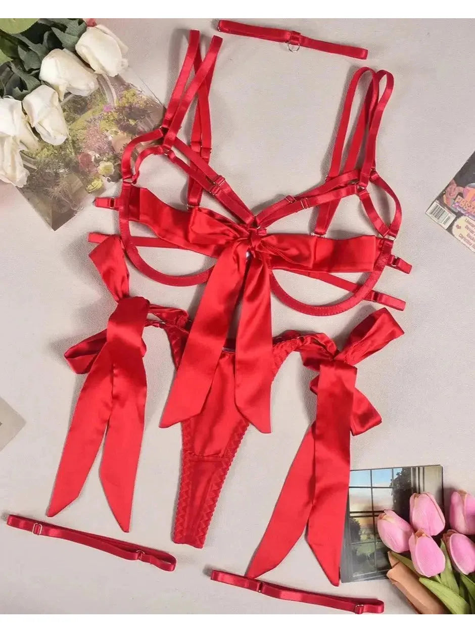 Liora Bowknot Lingerie Set