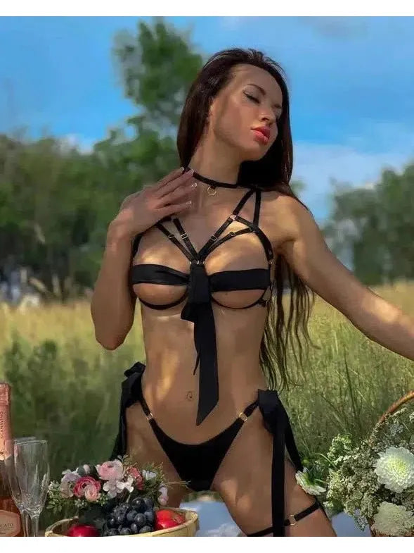 Liora Bowknot Lingerie Set