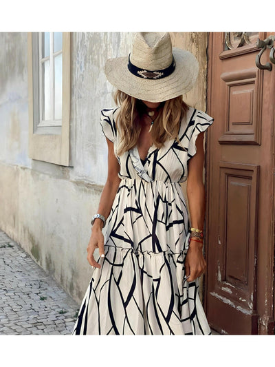 Maddie™ - Elegant Printed Dress