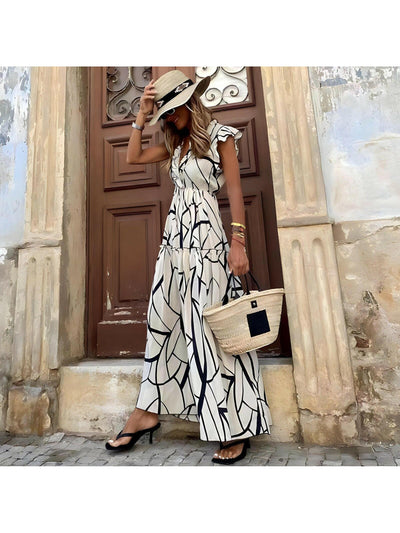 Maddie™ - Elegant Printed Dress