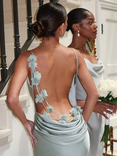 Pauline - Elegant Sultry Backless Maxi Dress