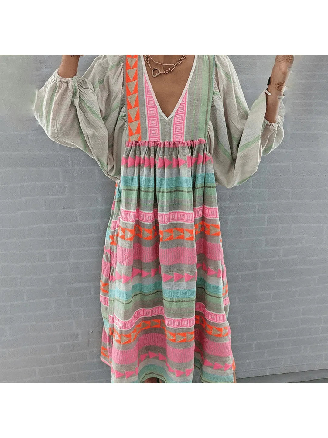 Sabrina™ - Comfortable Boho Dress