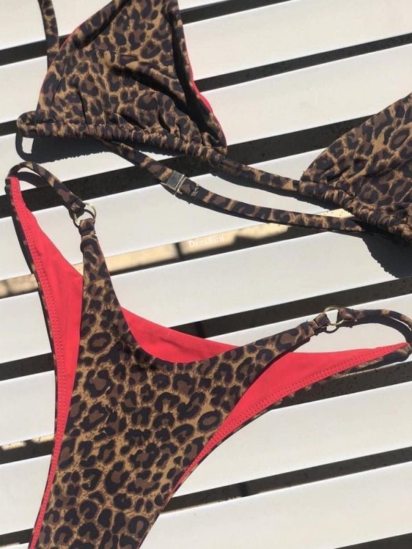 Sexy Animal Print Bikini Set