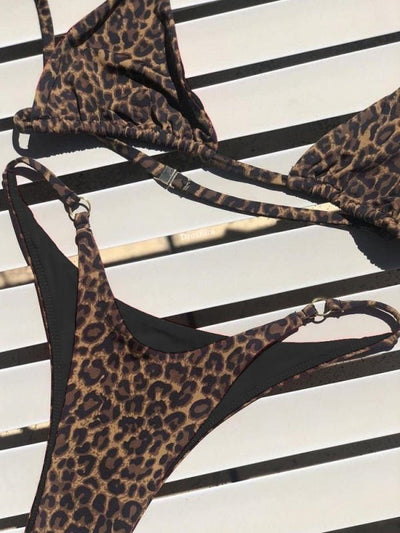 Sexy Animal Print Bikini Set
