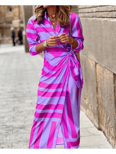 Solana™ - Printed Wrap Dress