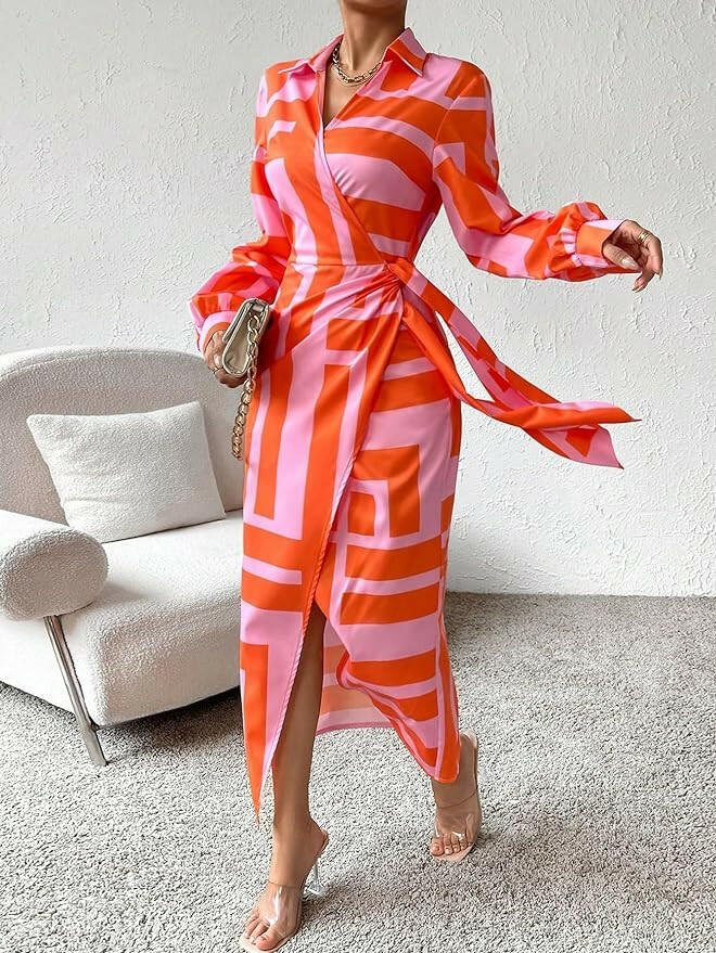 Solana™ - Printed Wrap Dress