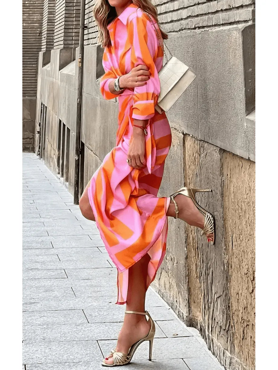 Solana™ - Printed Wrap Dress