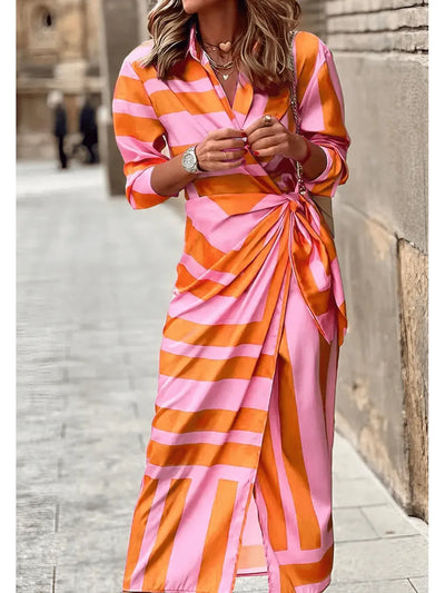 Solana™ - Printed Wrap Dress