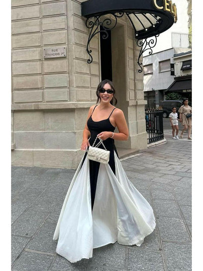 Viara - Paneled Maxi Dress