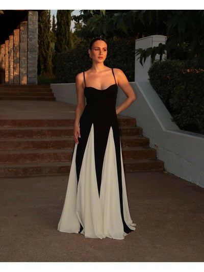 Viara - Paneled Maxi Dress