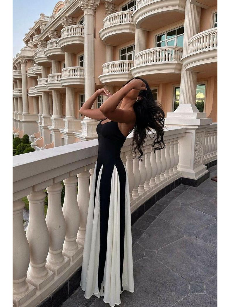 Viara - Paneled Maxi Dress