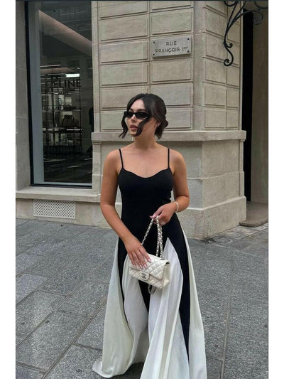 Viara - Paneled Maxi Dress