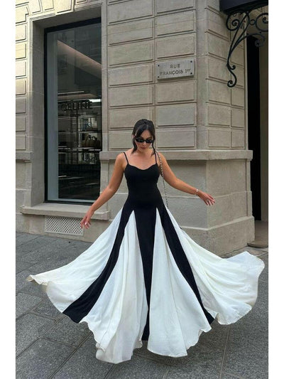 Viara - Paneled Maxi Dress