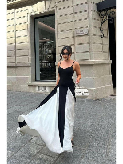 Viara - Paneled Maxi Dress
