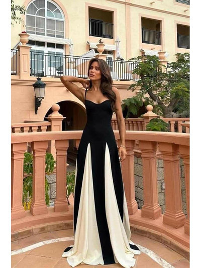 Viara - Paneled Maxi Dress