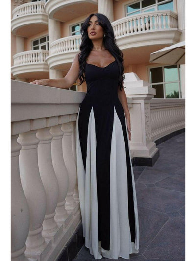Viara - Paneled Maxi Dress