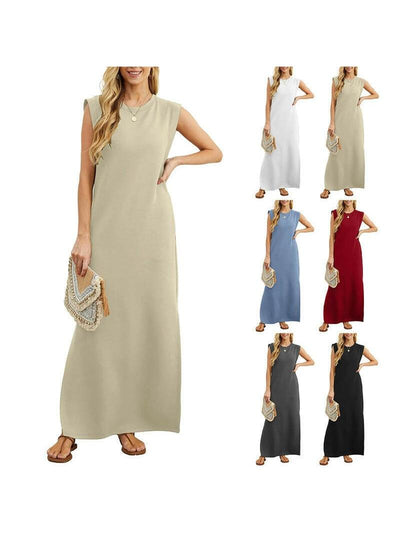 Yllona™ - Sleeveless Casual Maxi Dress